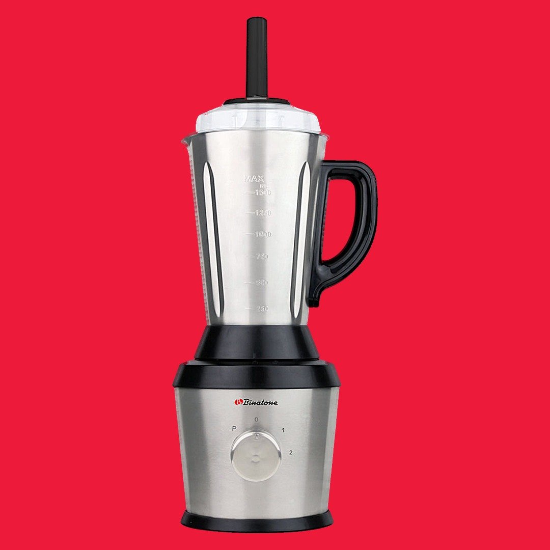Binatone BLG-605 SS Blender with Grinder 500W