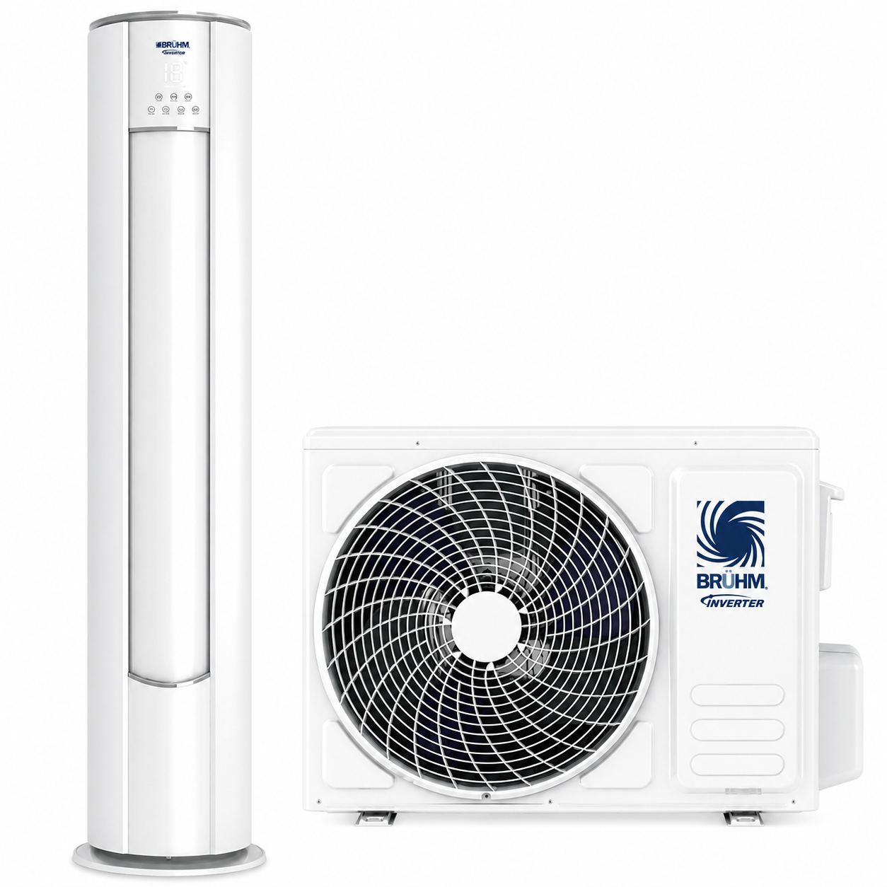 Bruhm 18K (2 Ton) Inverter Floor Standing Air Conditioner – BAF-18ICOW