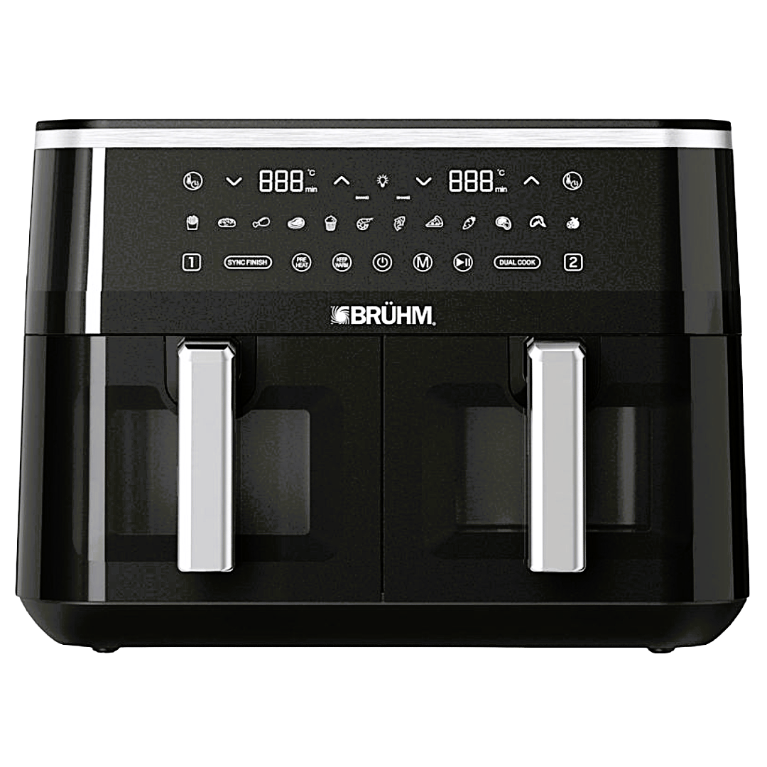 Bruhm BFE-903200B 9L Dual-Basket Air Fryer