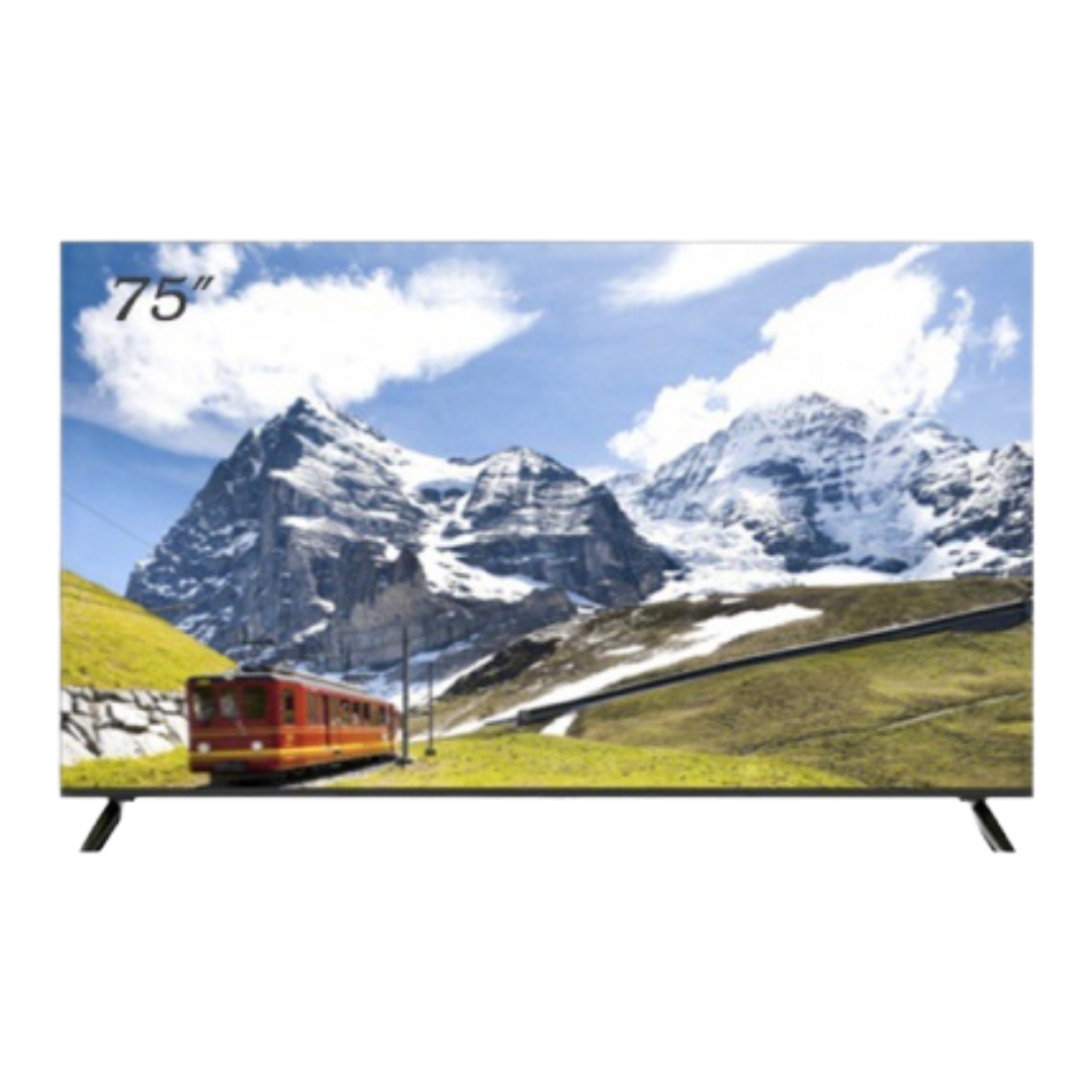 MeWe 75 Inches Smart 4K UHD LED Double Glass BT TV | MW750STSGB2