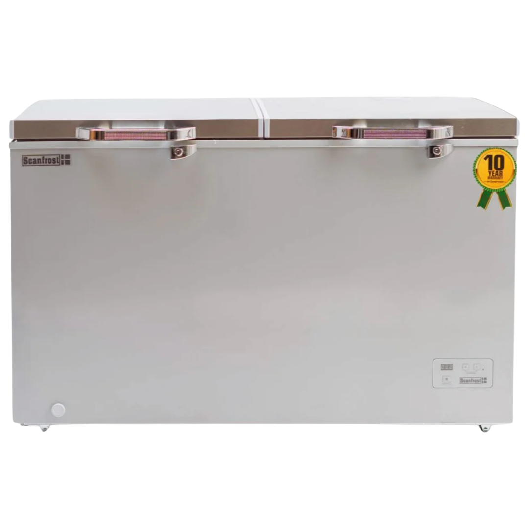 Scanfrost Double Door Inverter Chest Freezer SFL600INV