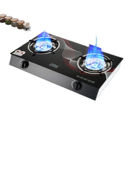 Winning Star Double Glass Gas Stove ST-9668