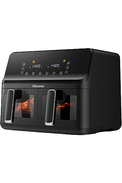 Hisense 8L Dual Basket Air Fryer (4L+4L) | HISAF08BK2S1-H