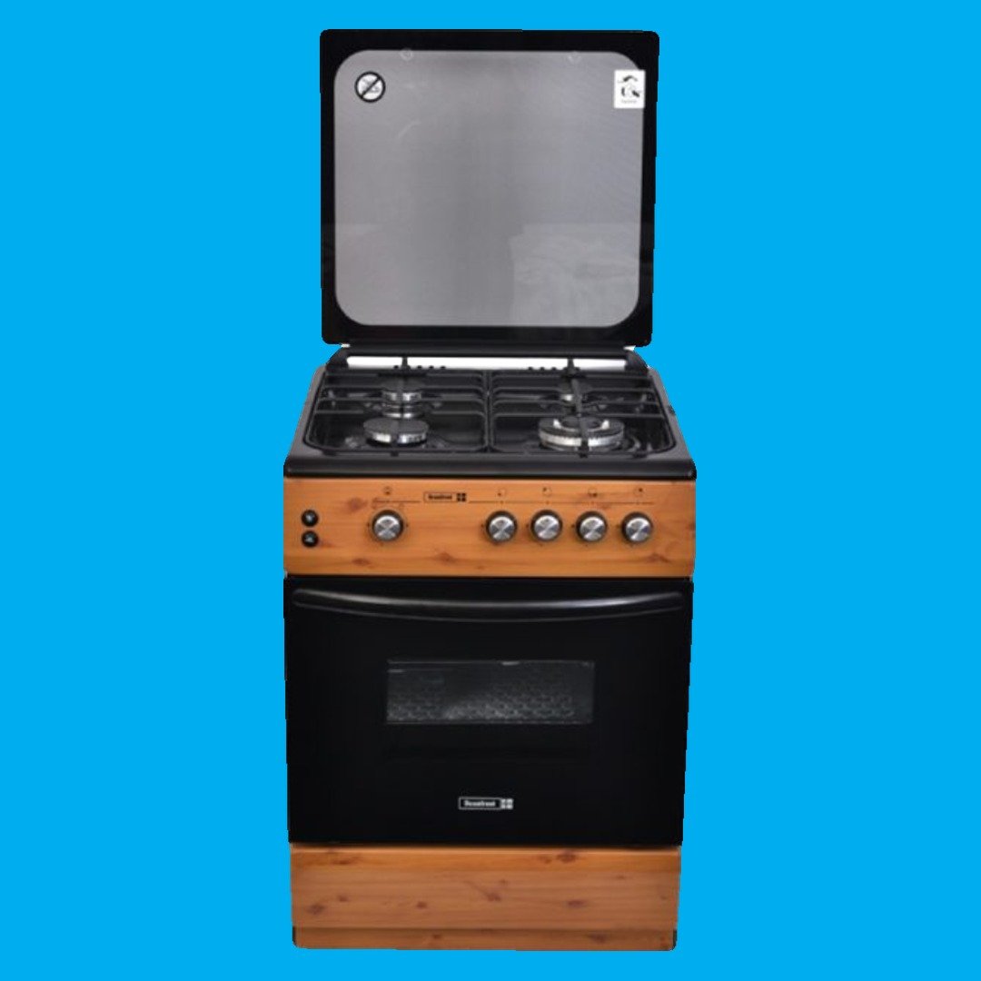 Scanfrost Cooker 60X60 4G Wood CK6402NG