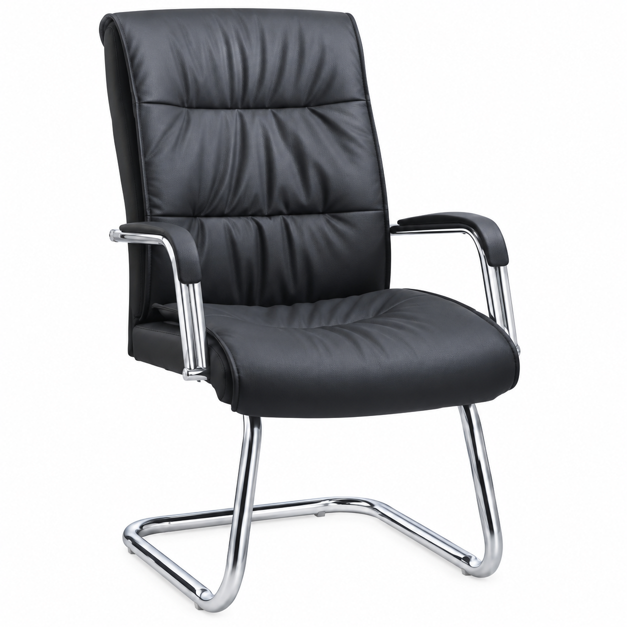Executive Office Chair – High-Back Padded Guest Chair
