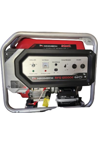 Maxmech 8.3KVA 100% Copper Key Starter Petrol Generator | RFS-12000E