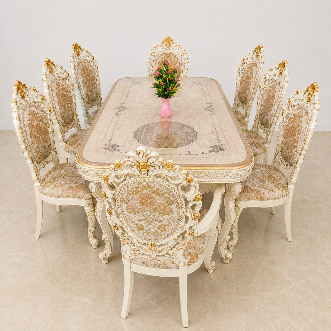 Luxurious Turkish Royal Dining Set 8 Seater