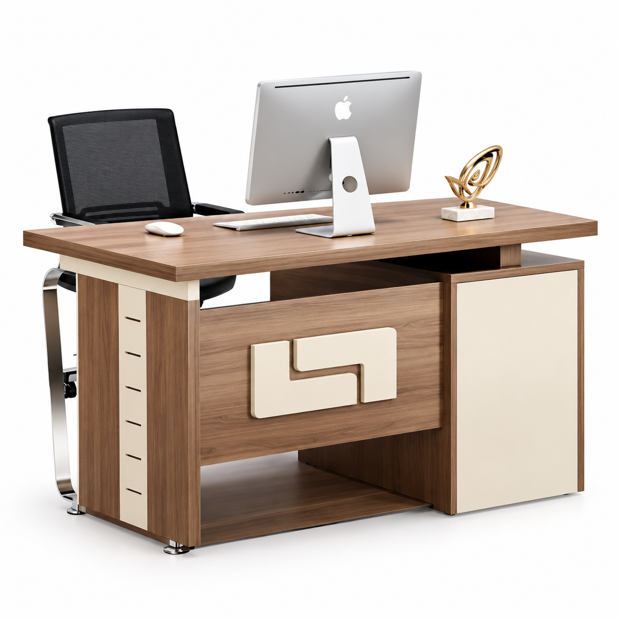 Modern Office Table with Storage