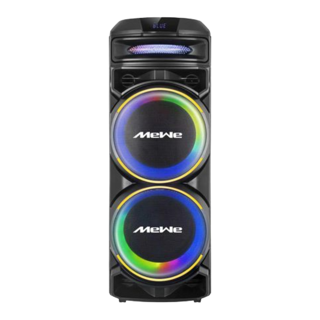 MeWe 1200W Party Speaker BT/USB/FM – MWAUD-PTS1201DB
