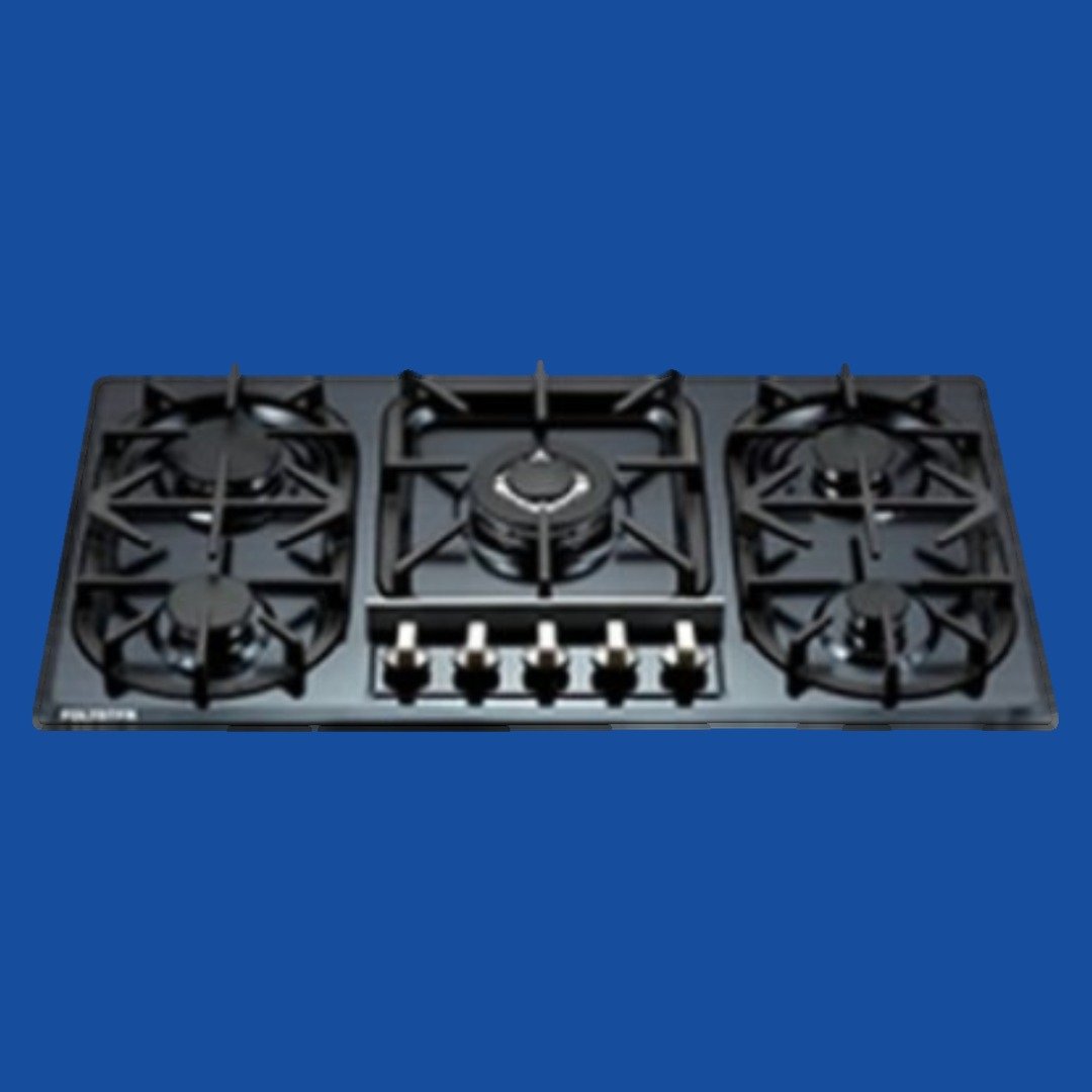 Polystar Cooker 5 Burner Built-in Gas Hob Stainless Steel-PV-JYBA90G5S