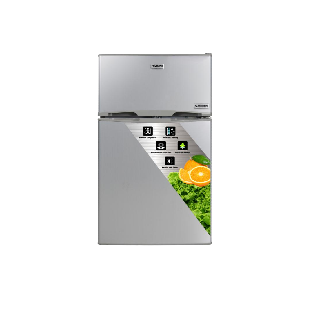 Polystar  Double Door Refegerator – PV-DD202R6SL