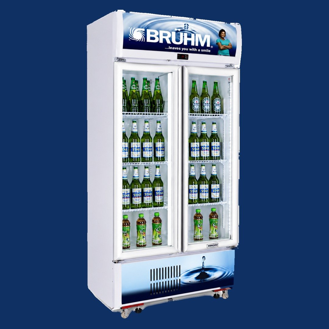 Bruhm BBD-409M 391L Double Door Beverage Chiller