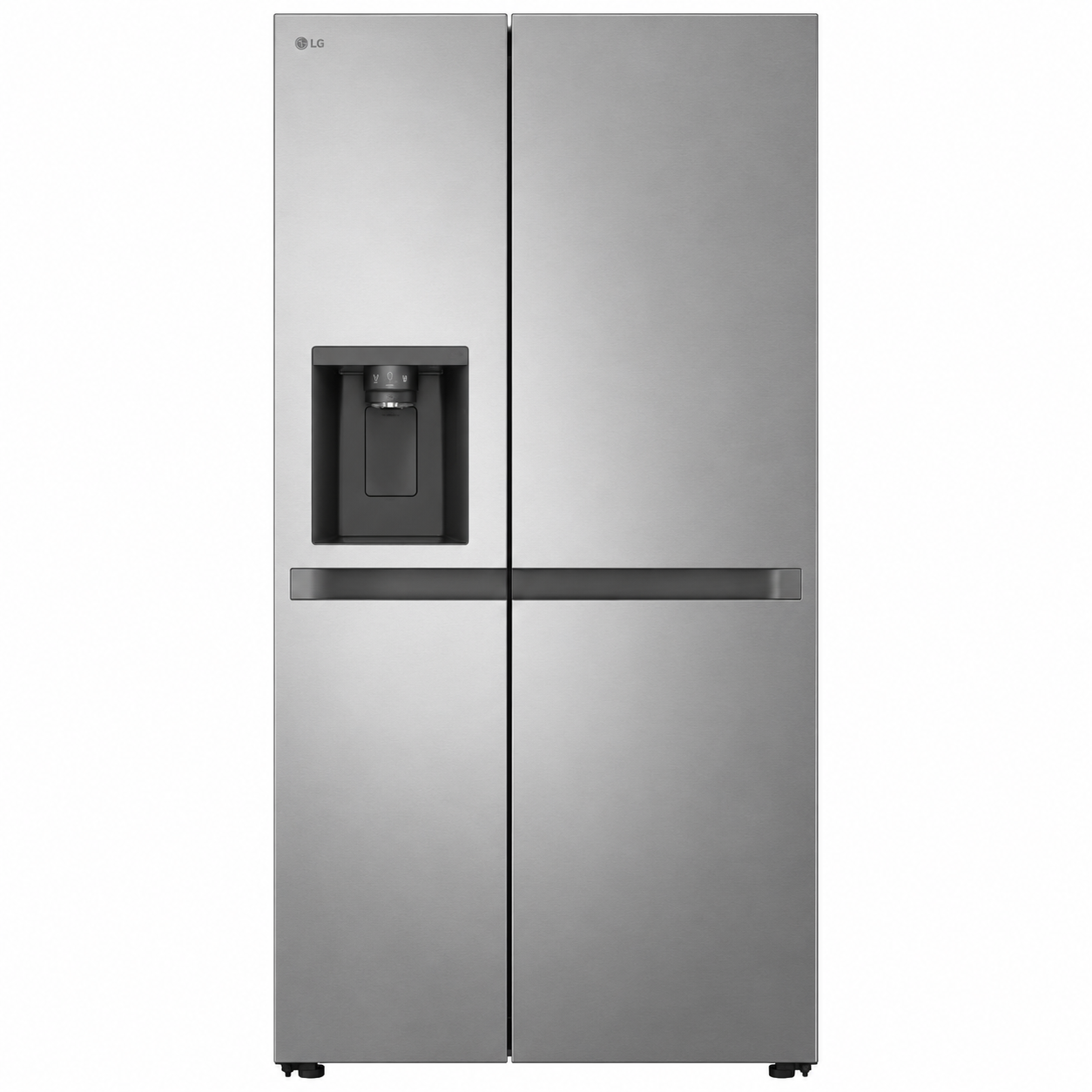 LG Side-by-Side Refrigerator 684L (GC-L257KLKW) with UVnano® Water Dispenser