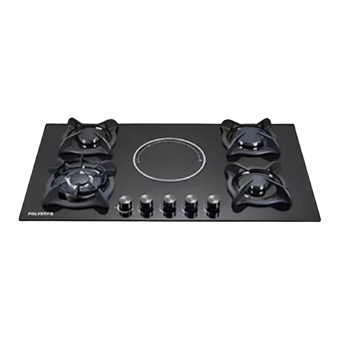 Polystar 4 Gas Burners & 1 electric cooker Built-in PV-JYG5E1