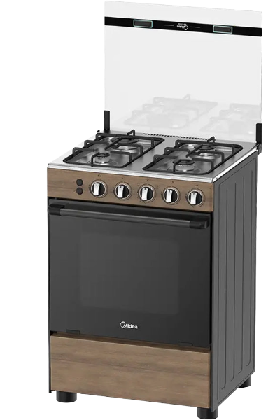 Midea 60 By 60 Gas Cooker 6060-4G057-Wood