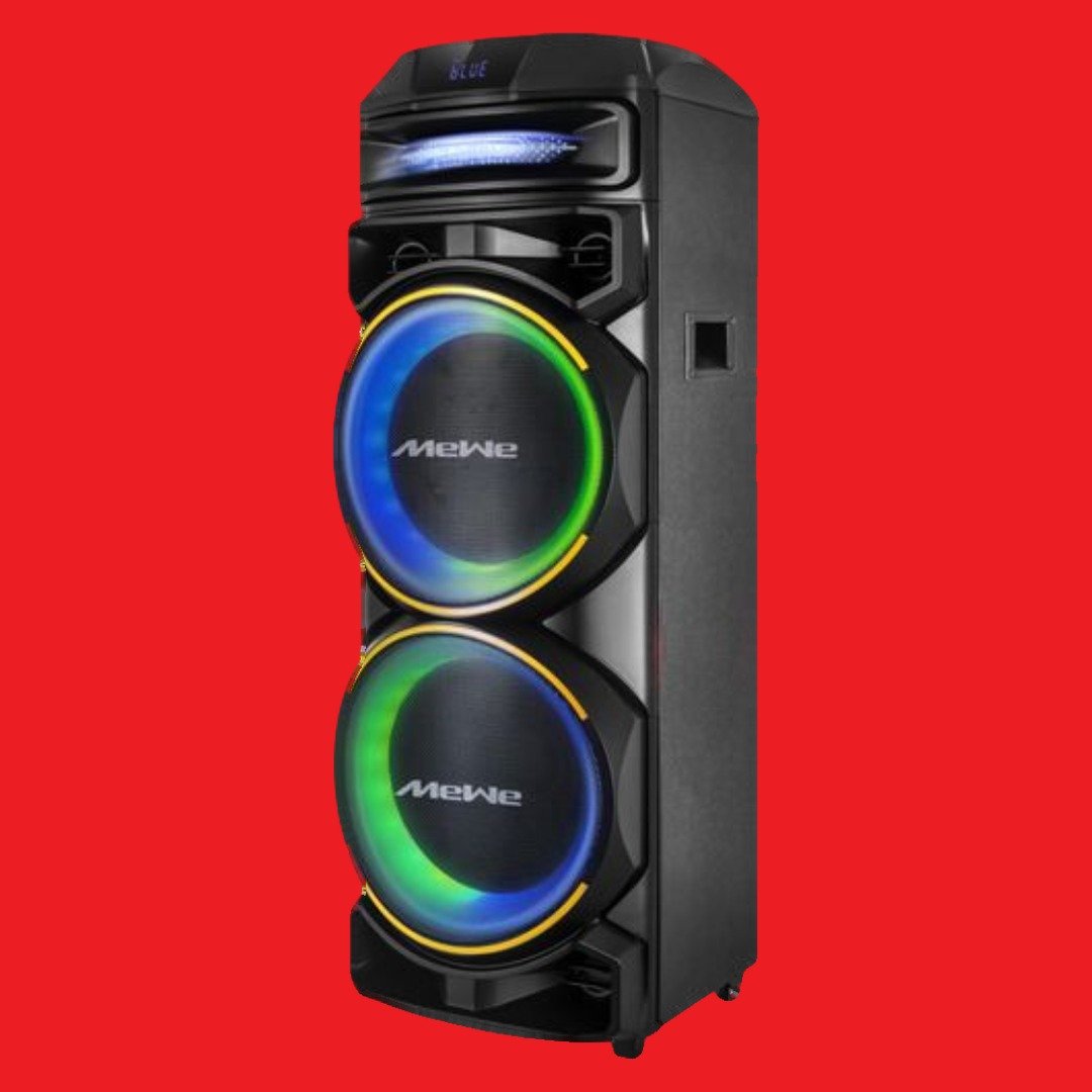 MeWe 1200W Party Speaker BT/USB/FM – MWAUD-PTS1201DB