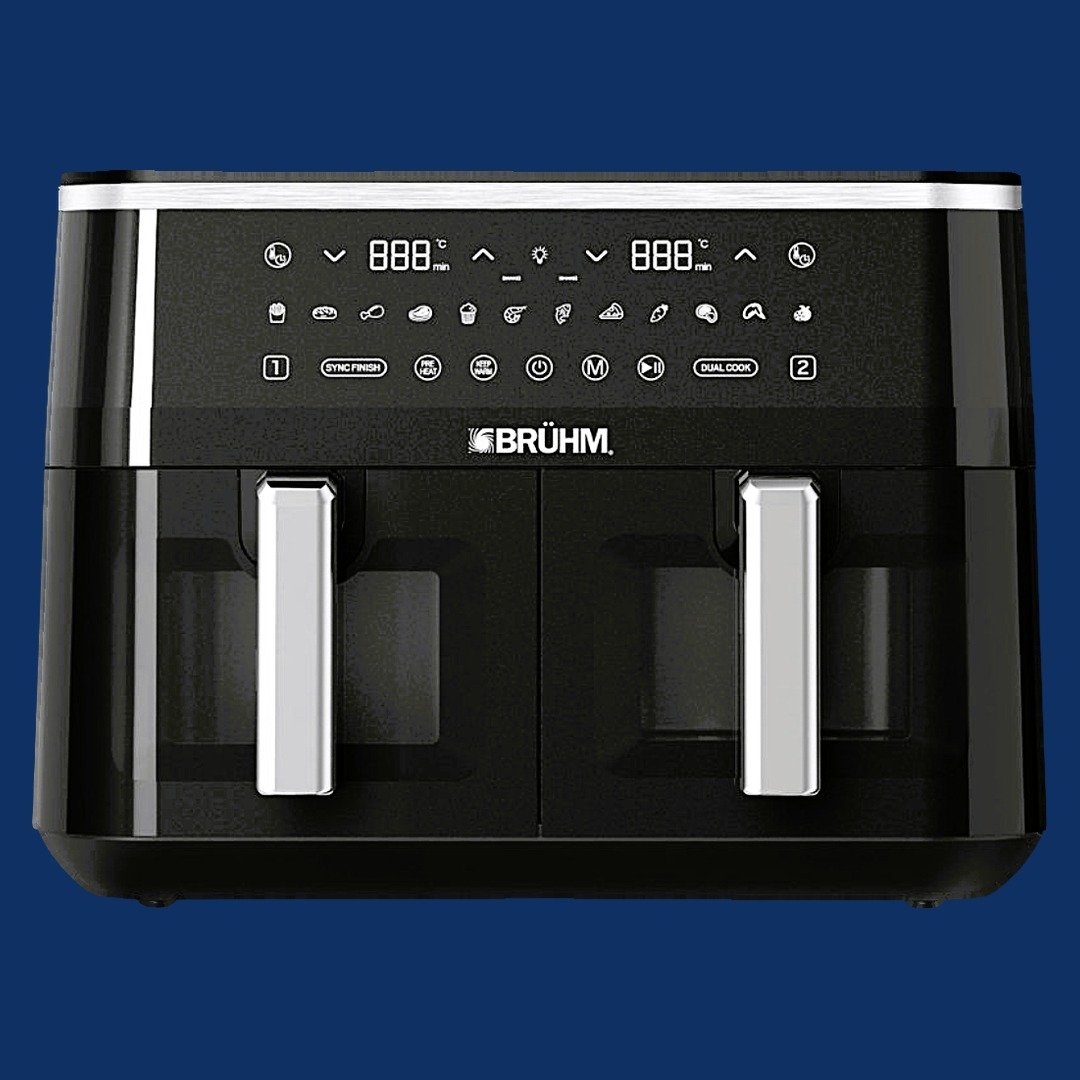 Bruhm BFE-903200B 9L Dual-Basket Air Fryer