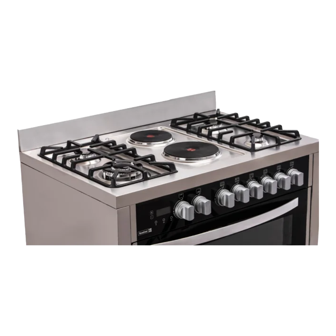 Scanfrost Standing Gas Cooker 4Gas +2Electric SFC9423SS