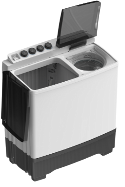 Midea MT100W80/WG 8KG Top Load Twin Tub Washing Machine