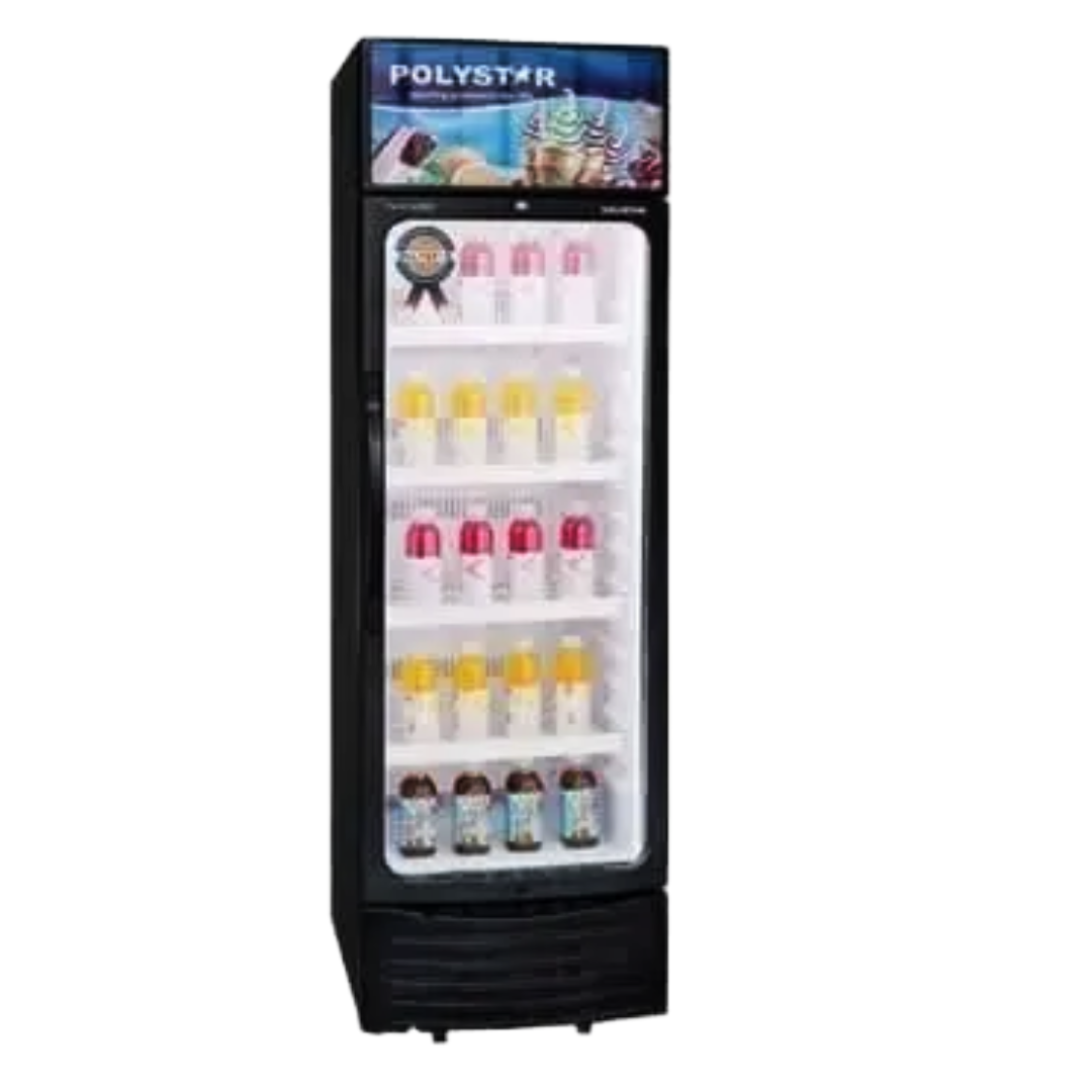Polystar Showcase Fridge -PV-SC526D – 450L