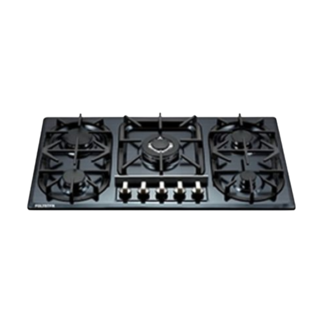 Polystar Cooker 5 Burner Built-in Gas Hob Stainless Steel-PV-JYBA90G5S
