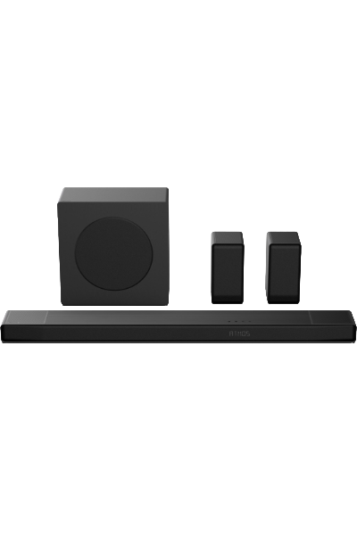Hisense AX5140Q 5.1.4 Ch Soundbar with wireless subwoofer and rear speakers