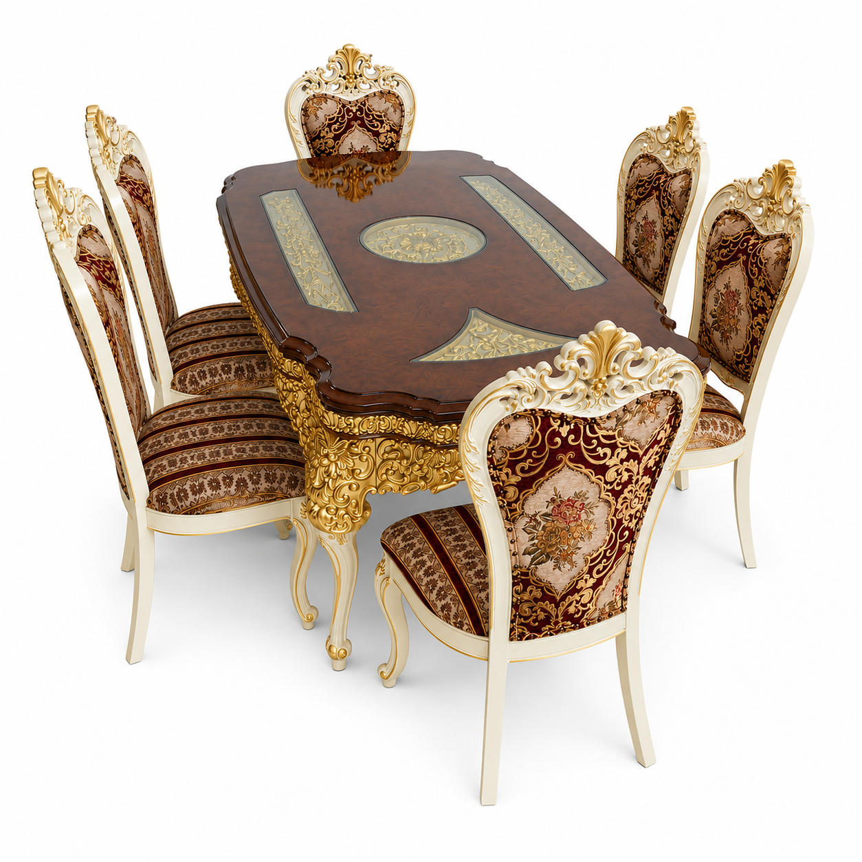 Unique Royal Turkish Dining Set – 6 Seater