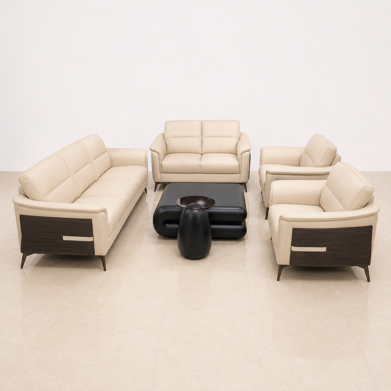 Luxurious Premium Leather Sofa 7 Seater
