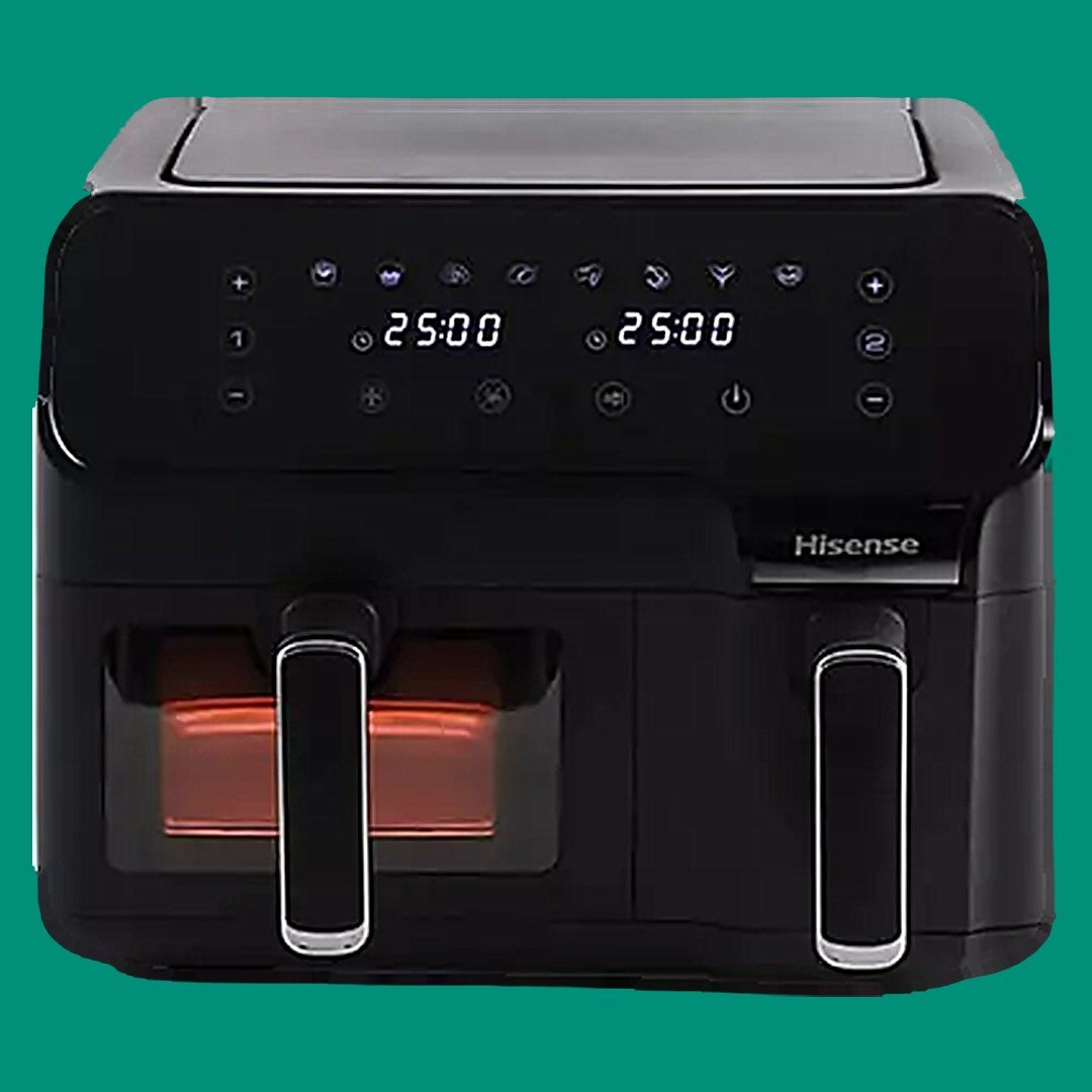 Hisense Air Fryer 8.8L 2700W Dual Basket (H09AFBK2S5)