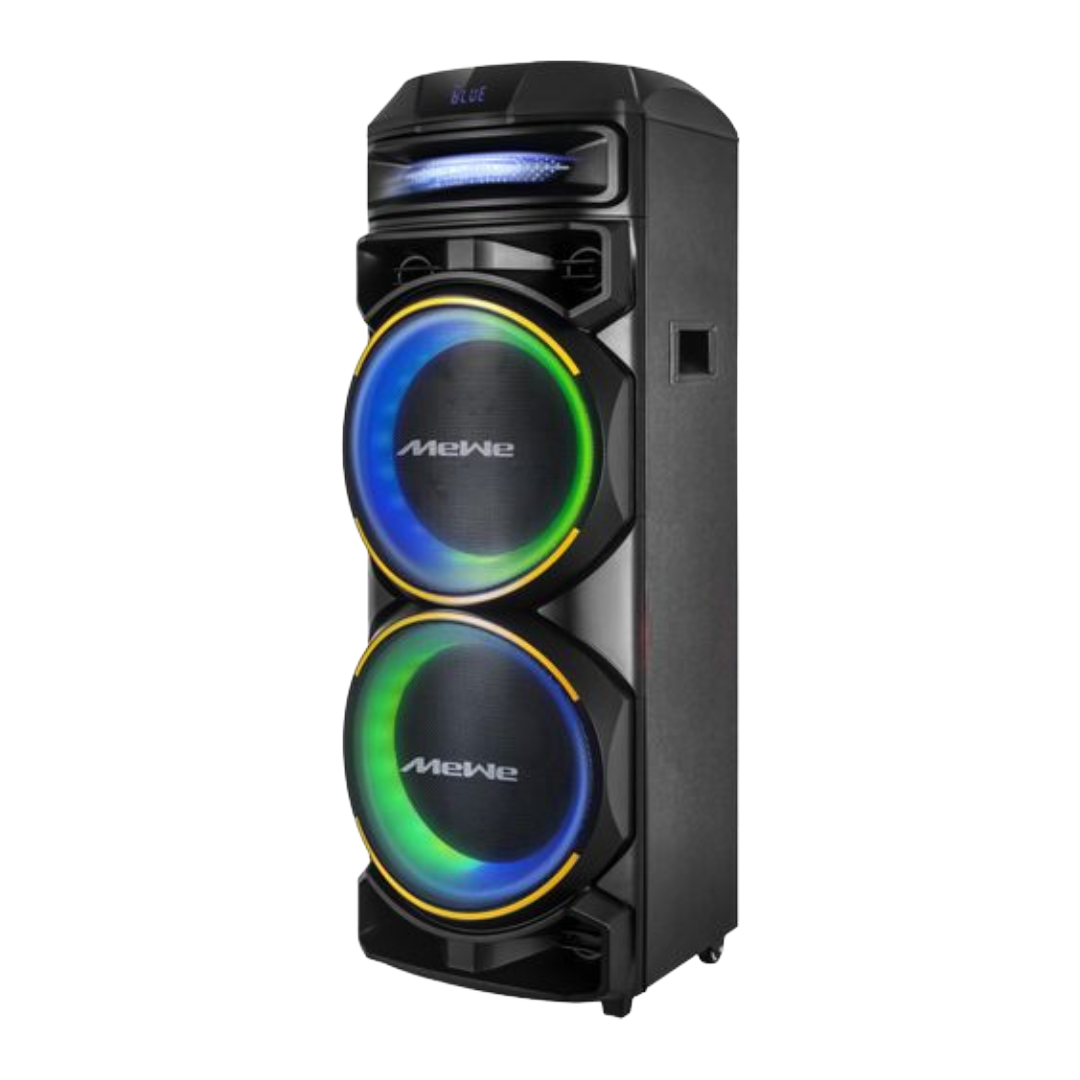 MeWe 1200W Party Speaker BT/USB/FM – MWAUD-PTS1201DB